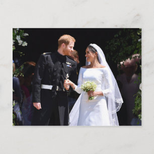 Prince Harry and Meghan Markle Royal Wedding Postcard