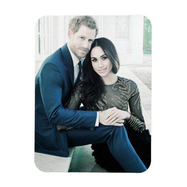 Prince Harry engagement portrait stylised Magnet (Vertical)