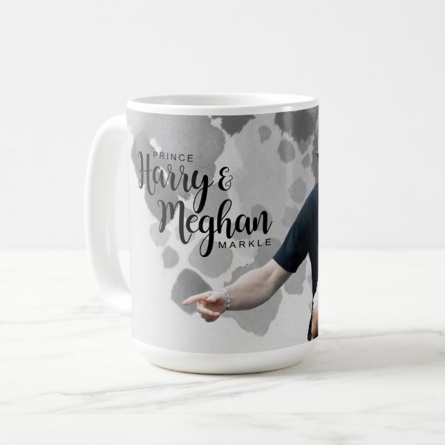 Prince Harry & Meghan Markle Coffee Mug (Front Left)