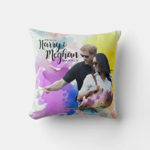 Prince Harry & Meghan Markle Cushion