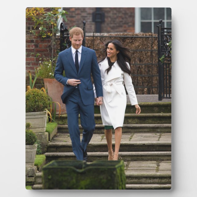 Prince Harry Meghan Markle Royal Wedding Plaque (Front)