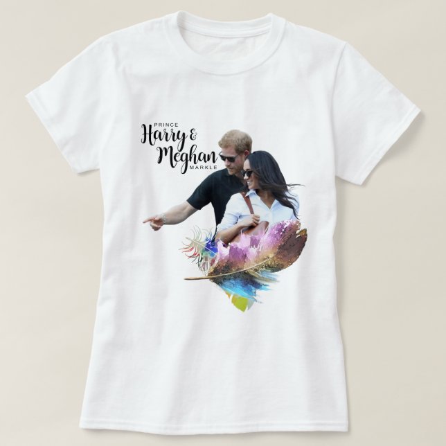 Prince Harry & Meghan Markle T-Shirt (Design Front)
