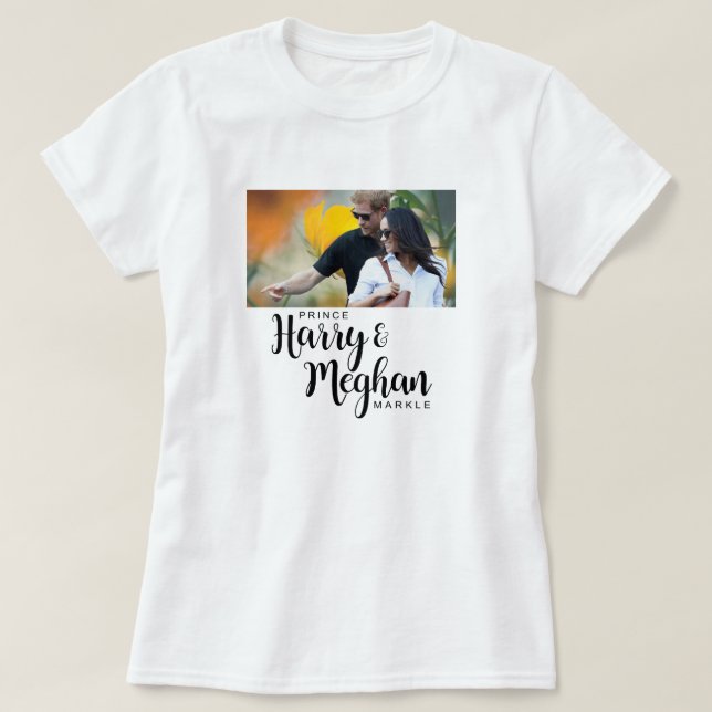 Prince Harry & Meghan Markle T-Shirt (Design Front)