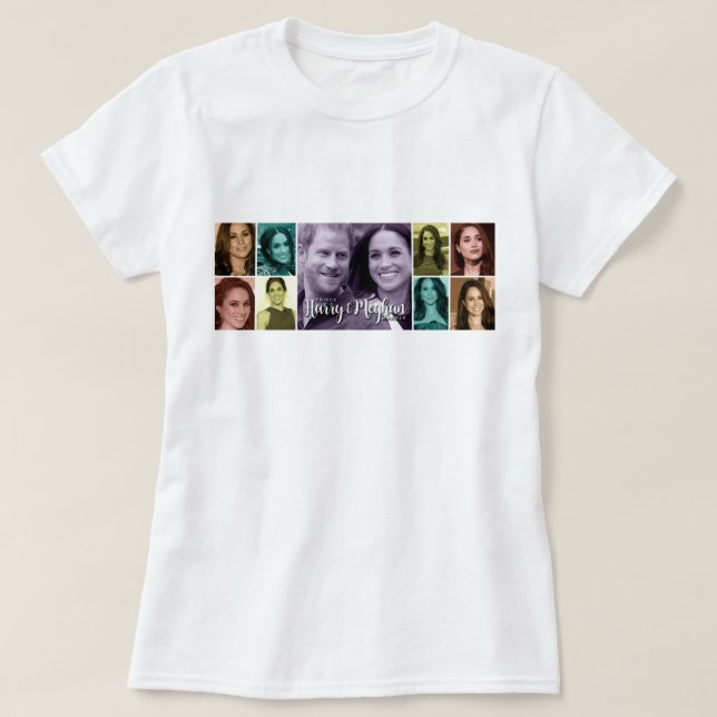 Prince Harry & Meghan Markle T-Shirt (Design Front)