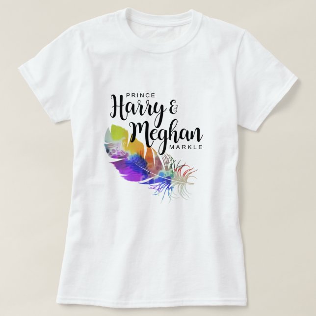 Prince Harry & Meghan Markle T-Shirt (Design Front)