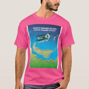 Prince Island Canada beautiful map T-Shirt