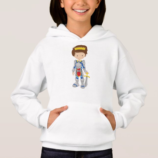 Prince, King, Knight, Crown, Sword, Brown Hair (Front)