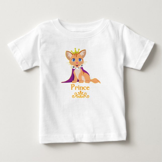 Prince Kitten Baby T-Shirt (Front)