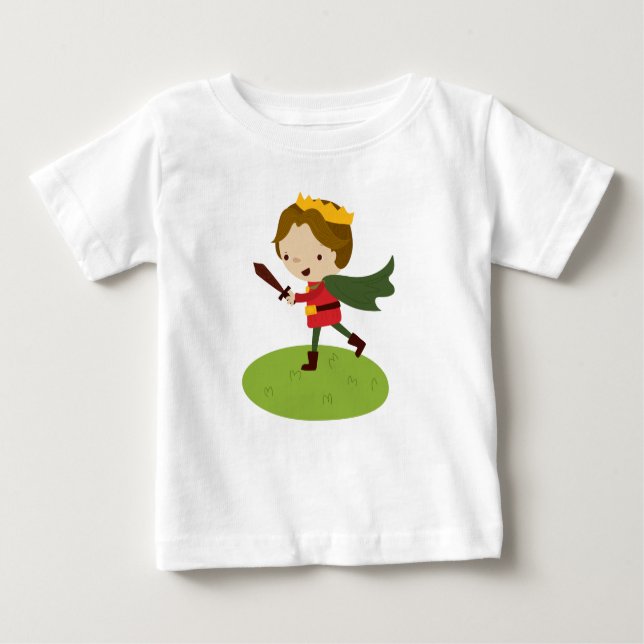Prince Liam's Charge from Fairy Tale Kingdon Baby T-Shirt (Front)