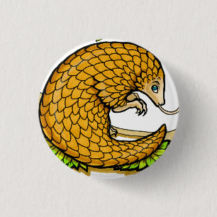 Prince of Pangolins Button