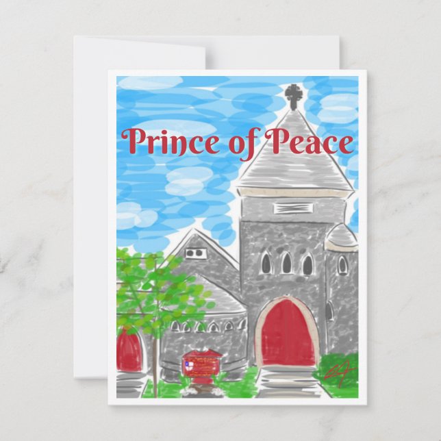 Prince of Peace Thank You Card (Front)