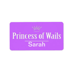 Prince of Wails / Princess of Wails (Wales) Label