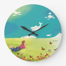 PRINCE OF WHALES WHALE WATCHING Acrylic Wall Clock