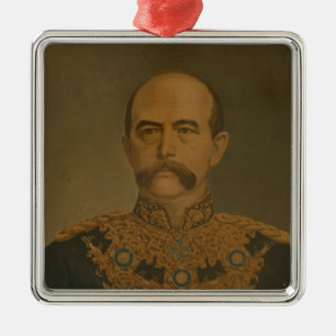 Prince Otto von Bismarck in Diplomat's Uniform Metal Tree Decoration