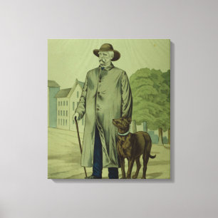 Prince Otto von Bismarck in Friedrichsruh Canvas Print