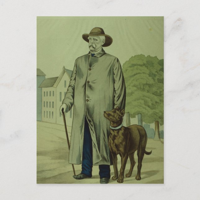 Prince Otto von Bismarck in Friedrichsruh Postcard (Front)