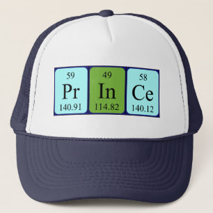 Prince periodic table name hat