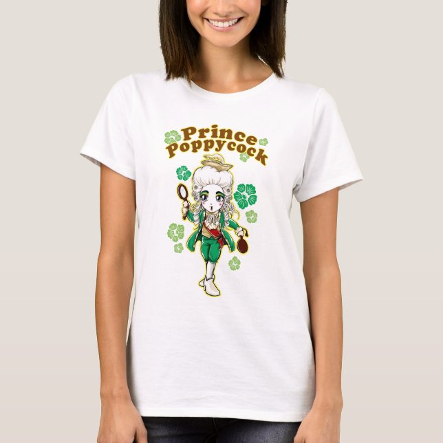 Prince Poppycock Figaro Chibi BabyDoll T-shirt (Front)