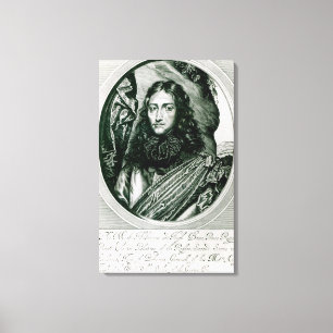 Prince Rupert of the Rhine engraved by William Canvas Print