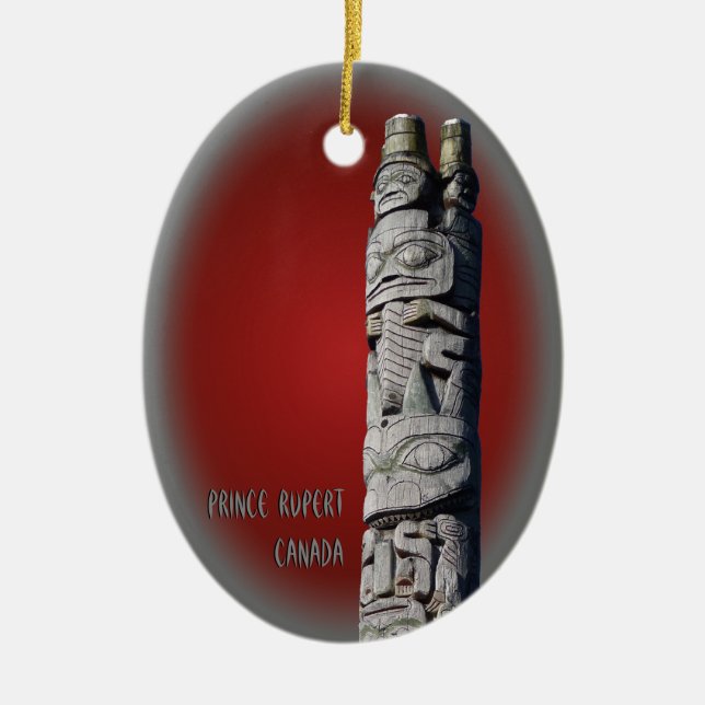 Prince Rupert Ornament Personalised BC Souvenirs (Front)