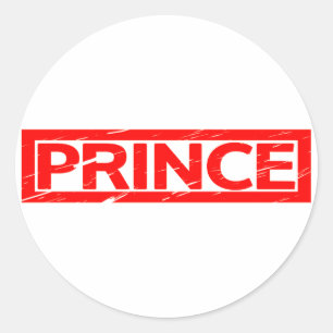 Prince Stamp Classic Round Sticker