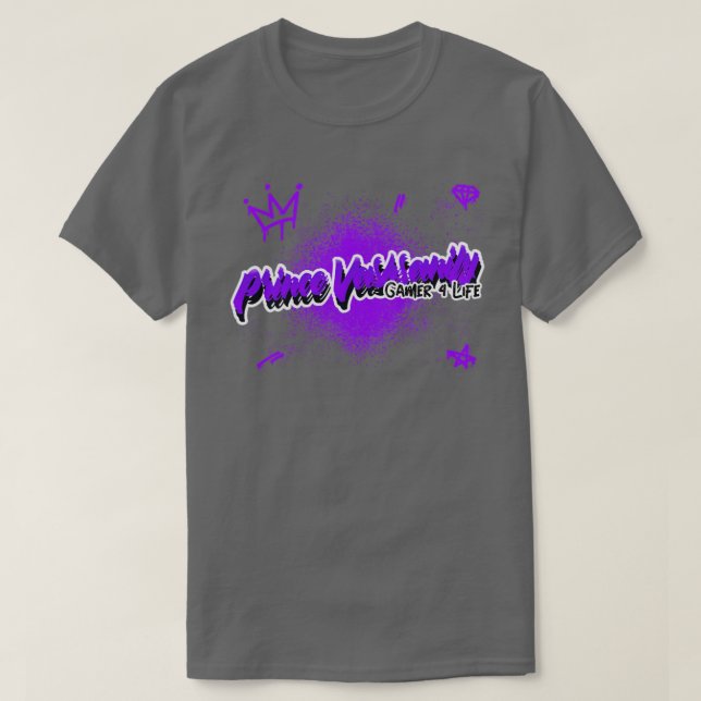 Prince Vashsanity Gamer 4 Life T-Shirt (Design Front)