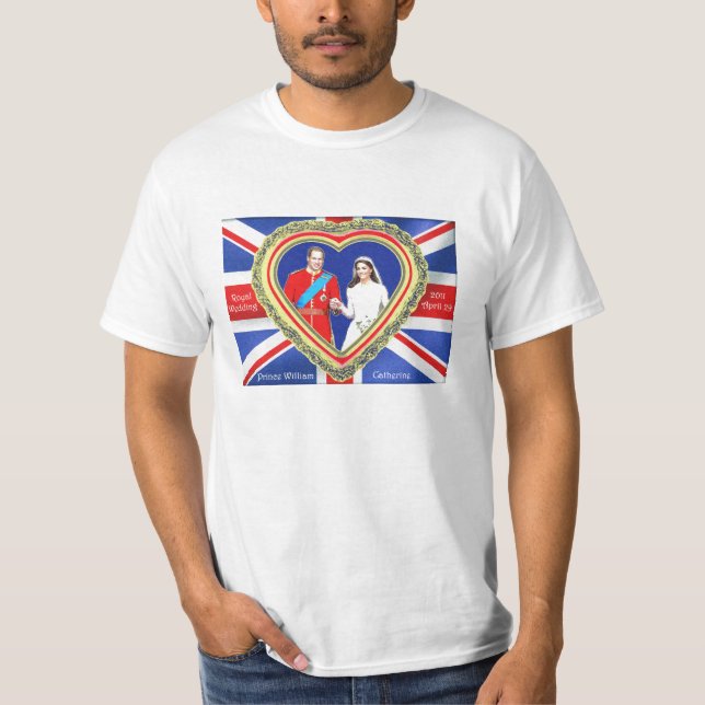 Prince William and Catherine Royal Wedding T-Shirt (Front)