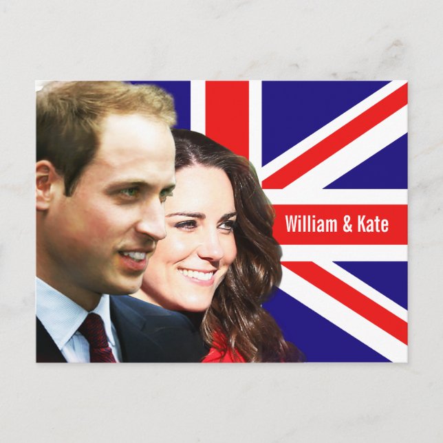 Prince William & Kate Postcard (Front)