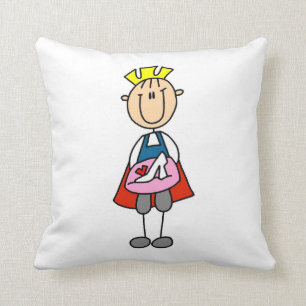 Prince With Glass Slipper Cushion
