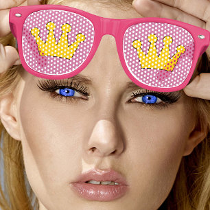 Princes, Crown retro Shades / Fun Party Sunglasses