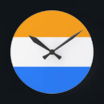 Prince's Flag Round Clock<br><div class="desc">Prince's Flag</div>