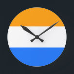 Prince's Flag Round Clock<br><div class="desc">Prince's Flag</div>