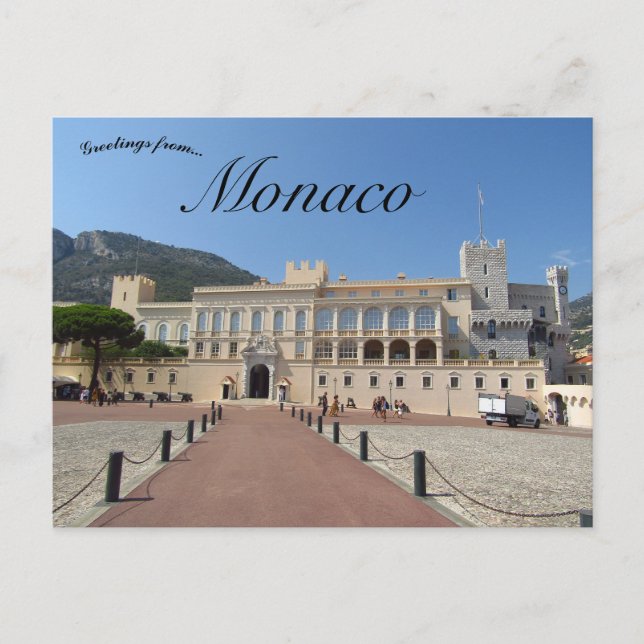 Princes Palace of Monaco Postcard (Front)