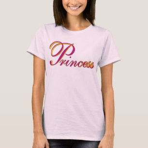 Princess 3D Pink & Gold T-Shirt