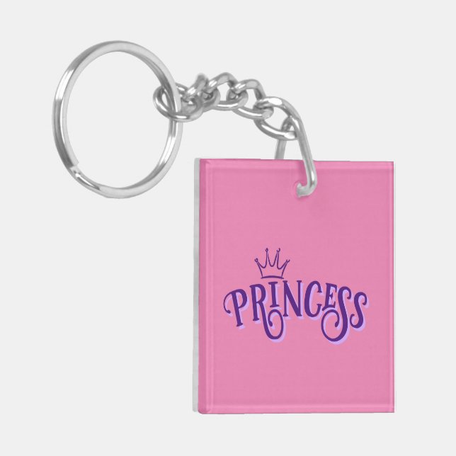 Princess Acrylic Keychain (Front Left)
