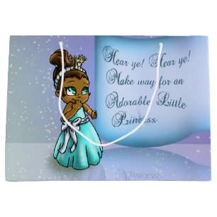 Princess Aiyana Birthday Gift Bag - Large, Glossy