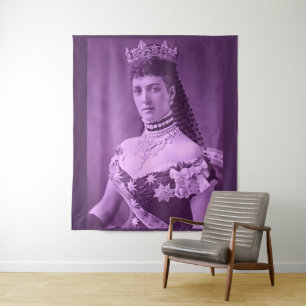 Princess Alexandra of Denmark in lavender Tapestry