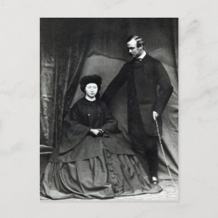 Princess Alice and Prince Ludwig of Hesse, 1860 Postcard