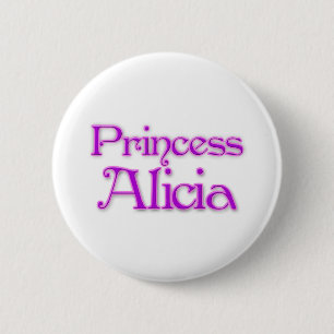 Princess Alicia 6 Cm Round Badge