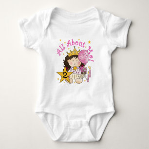 Princess All About Me 2nd Birthday Baby Bodysuit