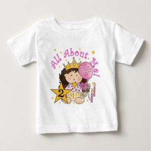 Princess All About Me 2nd Birthday Baby T-Shirt