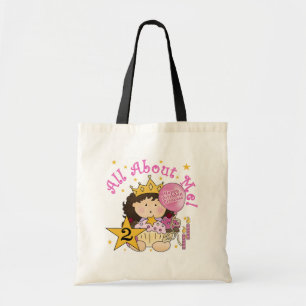 Princess All About Me 2nd Birthday Tote Bag