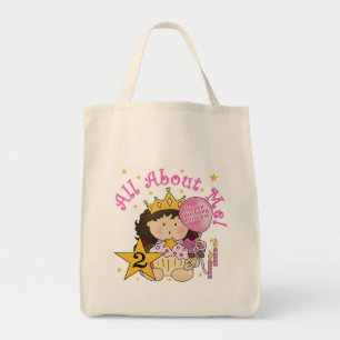 Princess All About Me 2nd Birthday Tote Bag