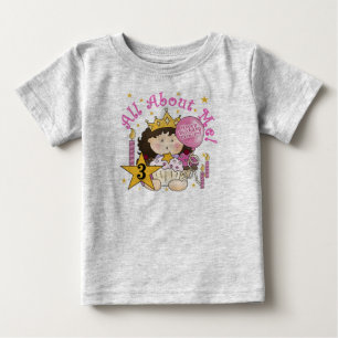 Princess All About Me 3rd Birthday Tshirts