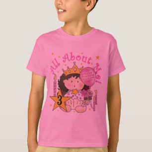Princess All About Me 3rd Birthday Tshirts