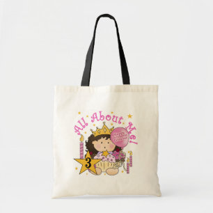 Princess All About Me 3rd Birthday Tshirts Tote Bag
