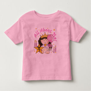 Princess All About Me 4th Birthday Tshirts