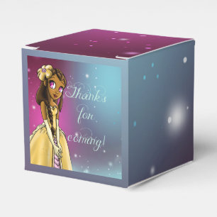 "Princess Amariah Birthday Favour Box Classic 2x2"