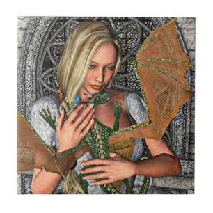 Princess and Dragon Tile