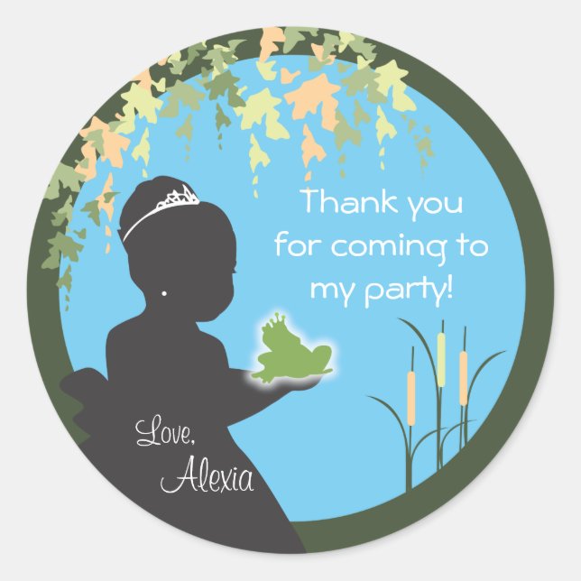 Princess and Frog Sticker (Front)